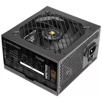 Mars Gaming MPB750SI zasilacz 750 W 24-pin ATX ATX Czarny
