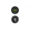 Ładowarka samochodowa zielony Cell CADM-GC-38AC 38W, 1x USB-C (PD 3.0) + 1x USB-A, obudowa aluminiowa, czarna