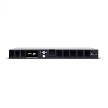 Zasilacz bezprzerwowy CYBERPOWER OR1000ERM1U — 1 kVA (600 W), Line-Interactive, Rackmount 1U, 6× gniazd C13, LCD, Srebrny