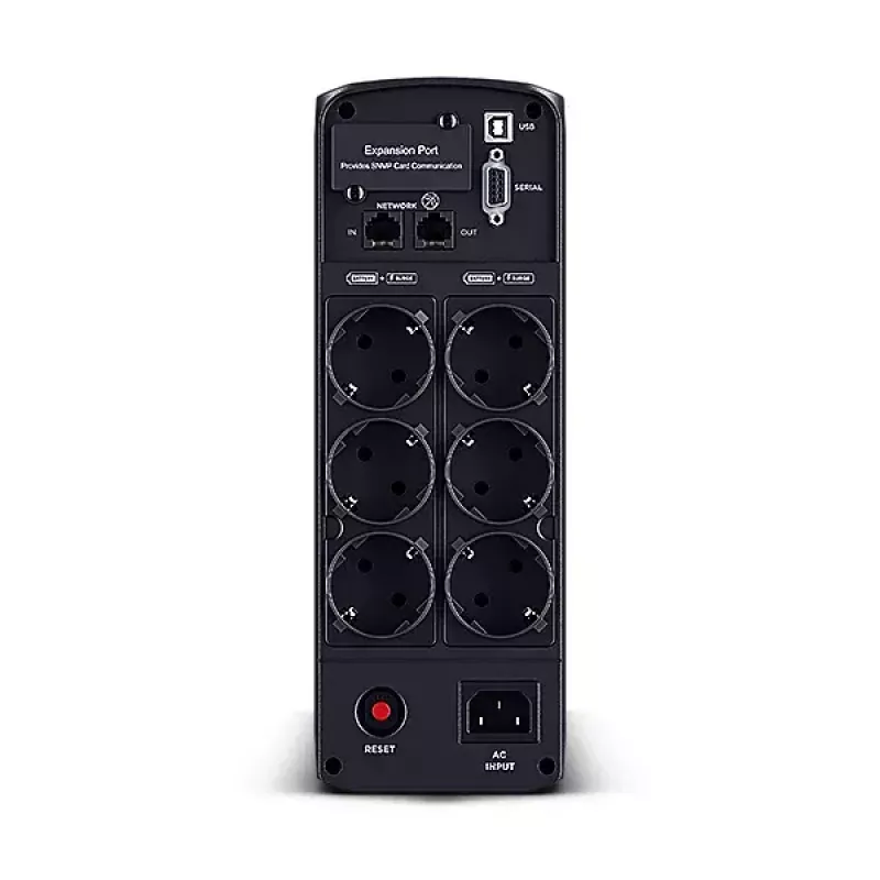 CyberPower CP1350EPFCLCD zasilacz awaryjny (UPS) Line-Interactive 1,35 kVA 780 W 6 gniazd AC