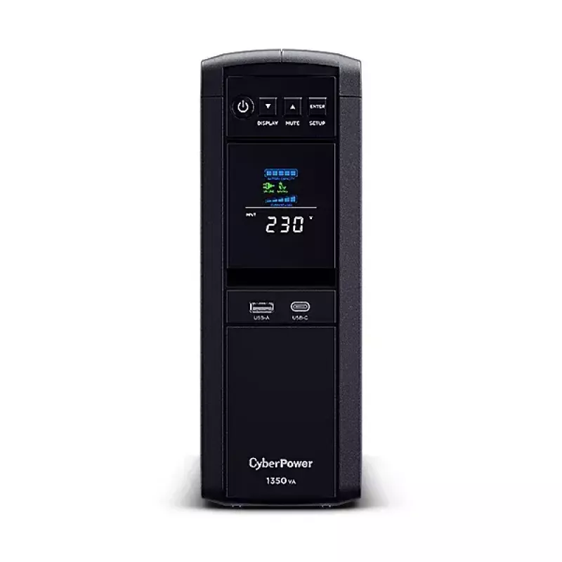CyberPower CP1350EPFCLCD zasilacz awaryjny (UPS) Line-Interactive 1,35 kVA 780 W 6 gniazd AC