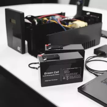 UPS battery zielony Cell AGM40 — VRLA AGM 6V 14Ah, sealed lead‑acid, 94×50×151 mm, 1.8 kg