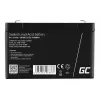 UPS battery zielony Cell AGM40 — VRLA AGM 6V 14Ah, sealed lead‑acid, 94×50×151 mm, 1.8 kg