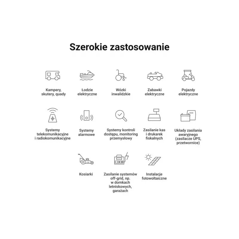 Bateria UPS zielony Cell LFPGC12V100AH litowo-żelazowo-fosforanowa 12,8 V 100 Ah