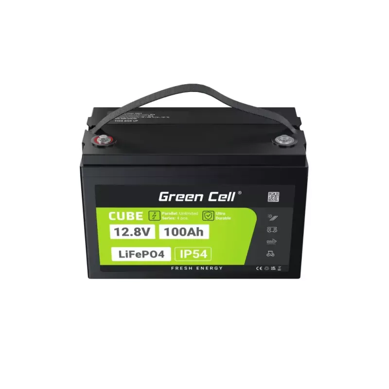 Bateria UPS zielony Cell LFPGC12V100AH litowo-żelazowo-fosforanowa 12,8 V 100 Ah
