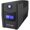 Zasilacz awaryjny PowerWalker VI 1000 STL, Line-Interactive 1 kVA (600 W), 230 V, AVR, LCD, 2x gniazda Type E, USB