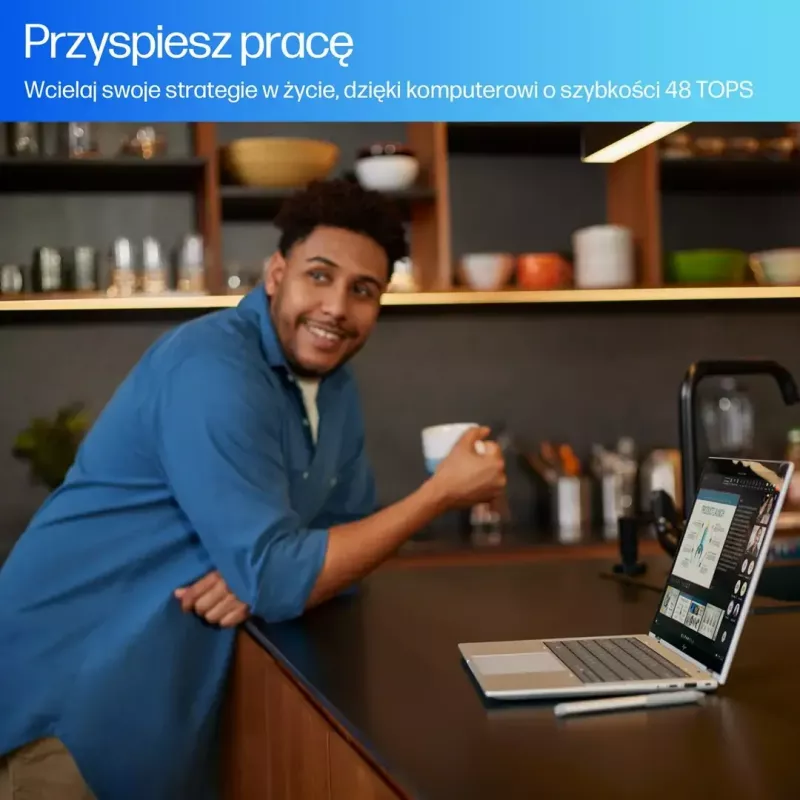 Hybrydowy laptop HP EliteBook X Flip G1i 14 cali 2.5K IPS Dotyk 32 GB LPDDR5x 1 TB PCIe SSD 5G Wi‑Fi 7 Win11 Pro