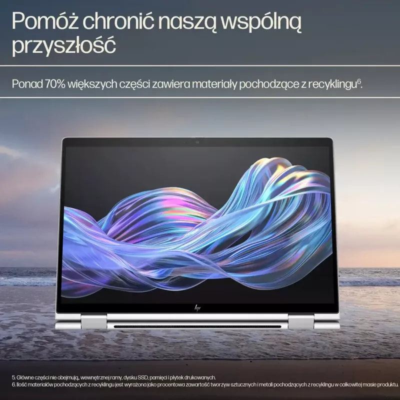 Hybrydowy laptop HP EliteBook X Flip G1i 14 cali 2.5K IPS Dotyk 32 GB LPDDR5x 1 TB PCIe SSD 5G Wi‑Fi 7 Win11 Pro