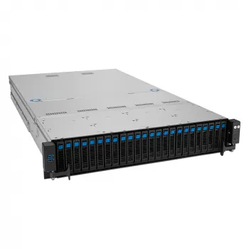 ASUS RS521A-E12-RS24U Socket SP5 Rack (2U) Czarny, Srebrny