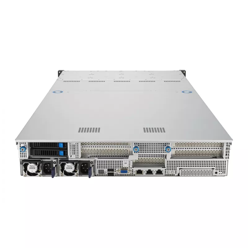 ASUS RS521A-E12-RS24U Socket SP5 Rack (2U) Czarny, Srebrny