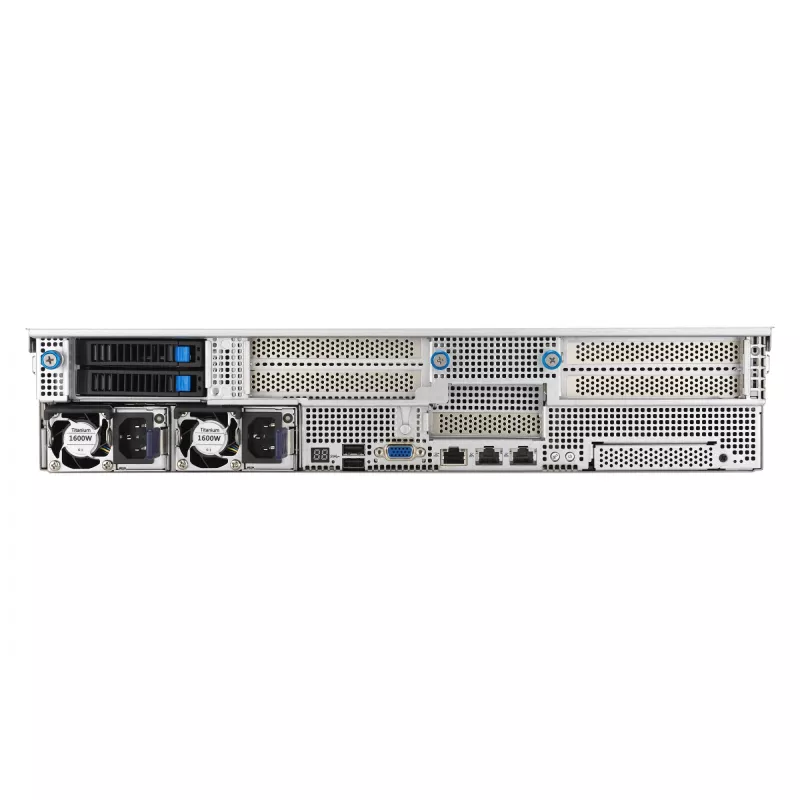 ASUS RS521A-E12-RS24U Socket SP5 Rack (2U) Czarny, Srebrny