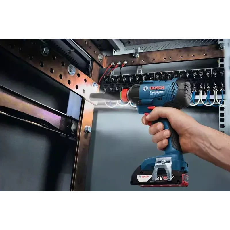 Bosch GDX 180-LI 3600 RPM Czarny, Niebieski