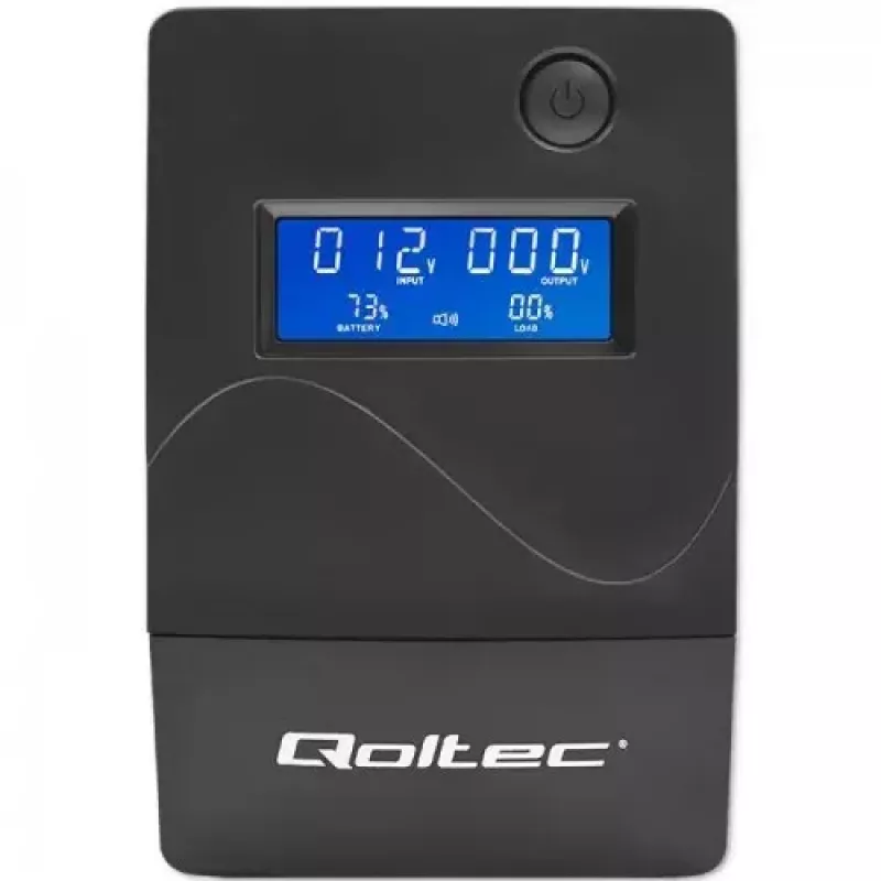 Zasilacz awaryjny UPS Qoltec Monolith 0,85 kVA 480 W 2 gniazda AC