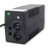 Zasilacz awaryjny UPS Qoltec Monolith 0,85 kVA 480 W 2 gniazda AC