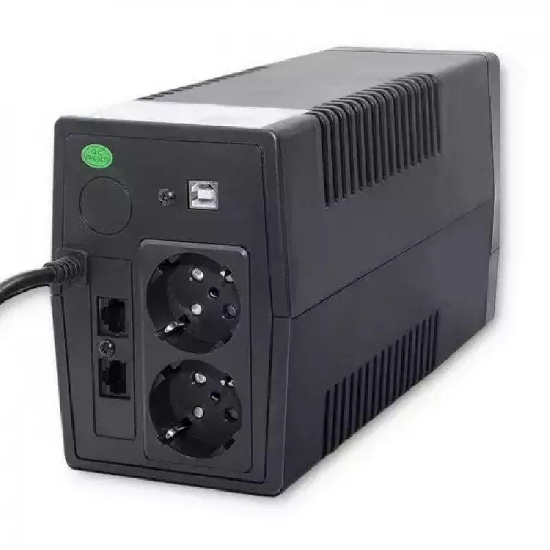 Zasilacz awaryjny UPS Qoltec Monolith 0,85 kVA 480 W 2 gniazda AC