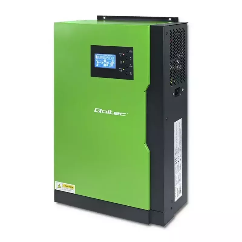 Qoltec 53886 hybrydowy inwerter solarny Off-Grid, 3,5 kW, 100 A MPPT, 24 V, czysty sinus