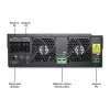 Qoltec 53886 hybrydowy inwerter solarny Off-Grid, 3,5 kW, 100 A MPPT, 24 V, czysty sinus
