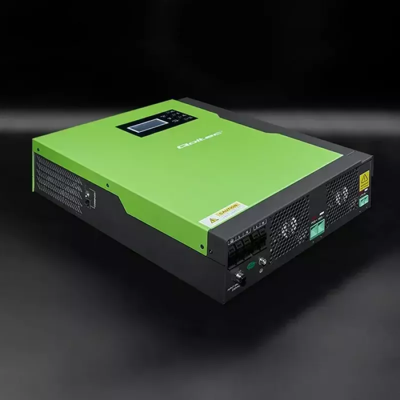 Qoltec 53886 hybrydowy inwerter solarny Off-Grid, 3,5 kW, 100 A MPPT, 24 V, czysty sinus