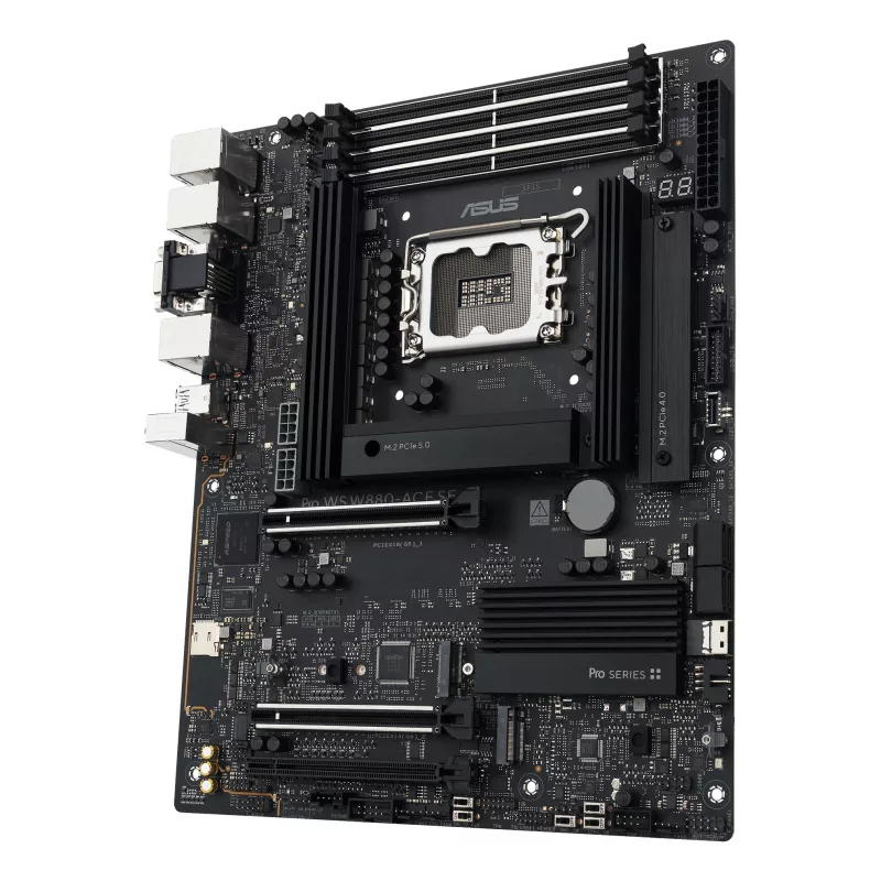Płyta główna ASUS PRO WS W880-ACE SE, Intel W880, LGA 1851, ATX, DDR5, 4 DIMM, max 256 GB, 2.5 Gb LAN