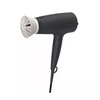 Suszarka do włosów Philips BHD302/00 1600W czarna, 3 poziomy ciepła, 3 prędkości, chłodny nawiew, 2 dysze