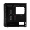 Obudowa PC MODECOM AMIRANI ARGB Midi Tower, czarna, szkło hartowane, 2 wentylatory 200 mm z przodu + 1 wentylator 120 mm z tyłu, USB-A 2x, USB-C 1x, obsługa ATX/ITX, GPU do 35 cm