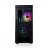 Obudowa PC MODECOM AMIRANI ARGB Midi Tower, czarna, szkło hartowane, 2 wentylatory 200 mm z przodu + 1 wentylator 120 mm z tyłu, USB-A 2x, USB-C 1x, obsługa ATX/ITX, GPU do 35 cm
