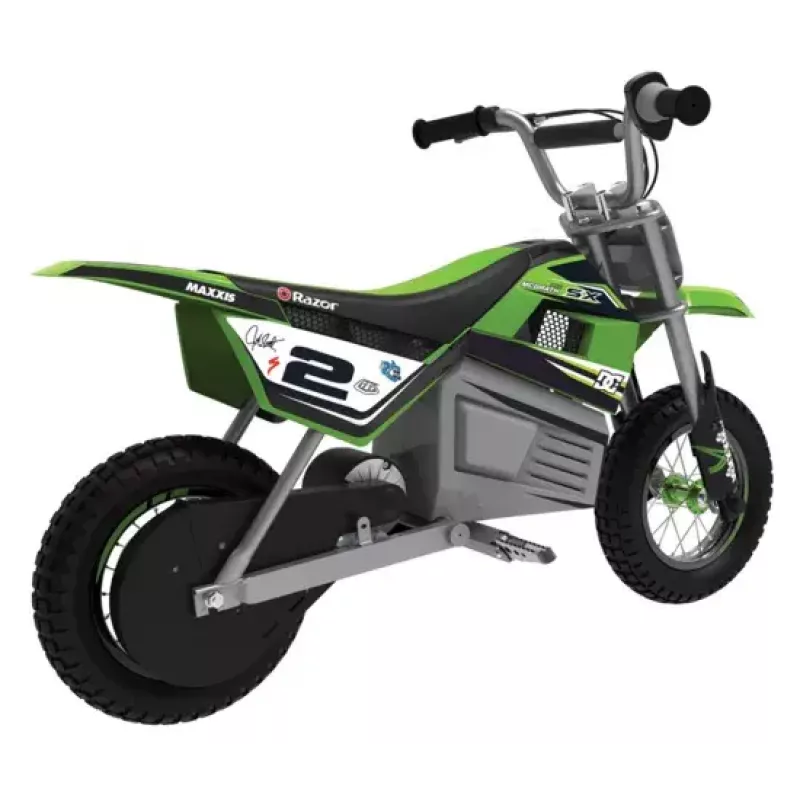 Hulajnoga elektryczna Razor Dirt Rocket SX350 McGrath — 24 V, 22 km/h, 12-calowe koła, jednoosobowa, czarna