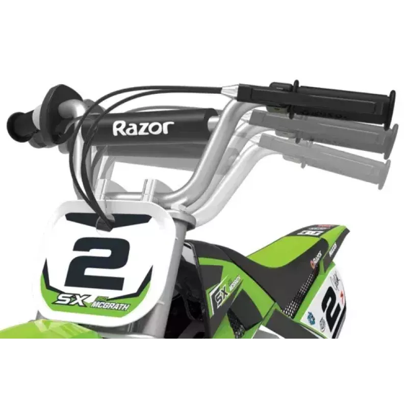 Hulajnoga elektryczna Razor Dirt Rocket SX350 McGrath — 24 V, 22 km/h, 12-calowe koła, jednoosobowa, czarna