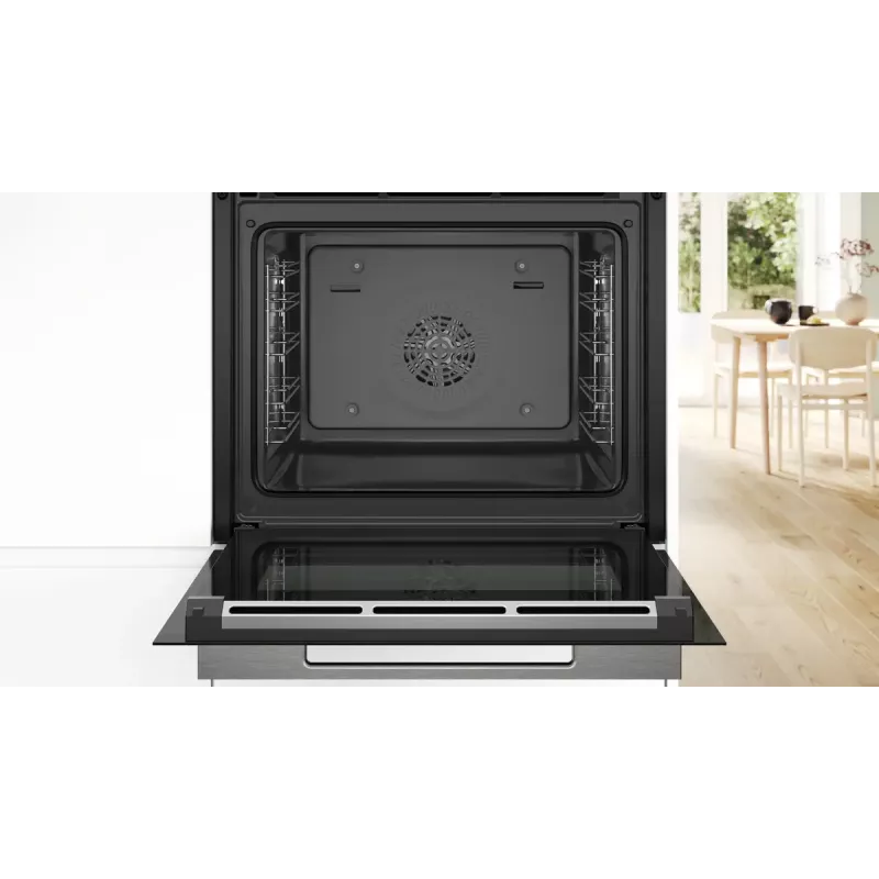 Piekarnik do zabudowy Bosch Serie 8 HBG7341B2 — elektryczny, 71 L, 3600 W, sterowanie dotykowe, czarny