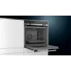 Piekarnik elektryczny do zabudowy Siemens iQ500 HR538ABS1, 71 L, czarny, stal nierdzewna, wyświetlacz LCD