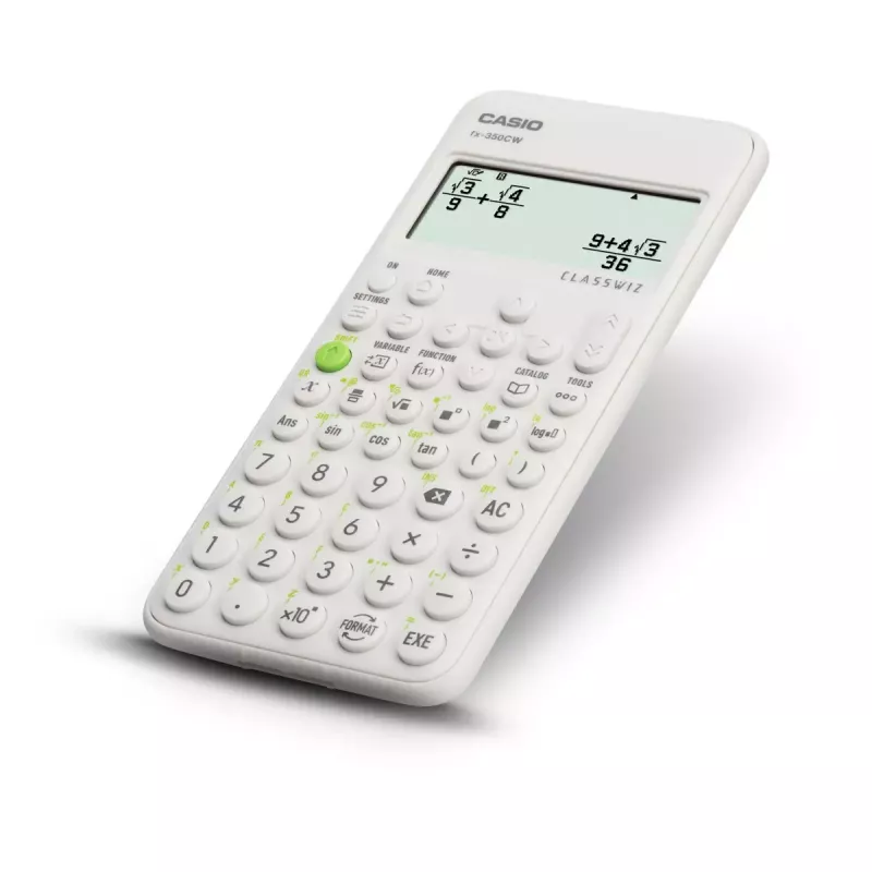 Kalkulator naukowy CASIO ClassWiz FX-350EX Pocket — 16-cyfrowy, 2-wierszowy wyświetlacz, zasilany bateryjnie, szary, kieszonkowy