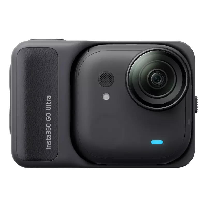 Kamera sportowa akcji Insta360 GO Ultra Standard Czarny — 4K Ultra HD 3840×2880, sensor 1/1,28 cala, 240 fps, Wi‑Fi, wbudowany wyświetlacz, MicroSD, 52,9 g