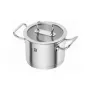 Wysoki garnek ZWILLING Pro 2 l, model 65123-160 z pokrywką — garnek ze stali nierdzewnej