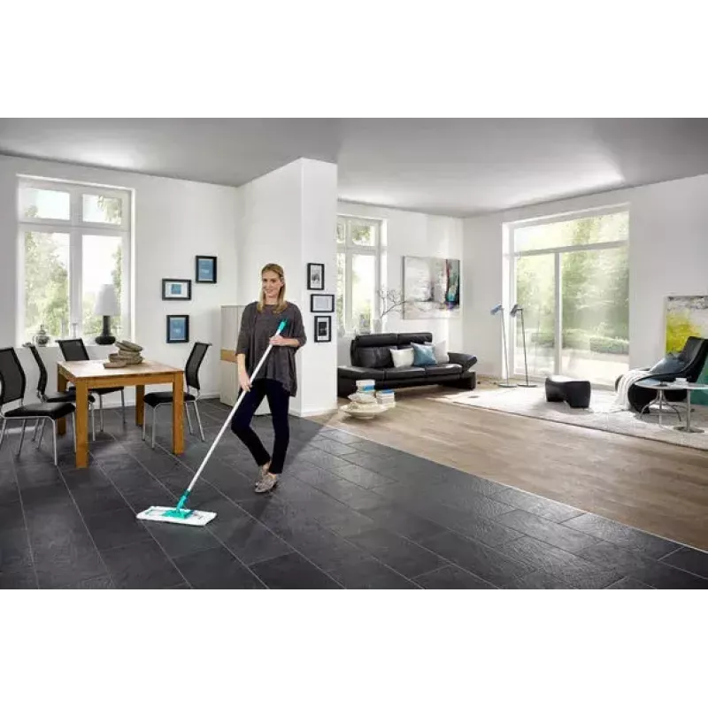 Mop Leifheit 55045 Wet Microfiber — płaski mop na mokro z głowicą z mikrofibry do mycia podłóg