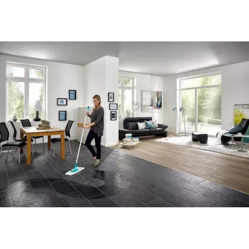 Mop Leifheit 55045 Wet Microfiber — płaski mop na mokro z głowicą z mikrofibry do mycia podłóg