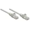 Kabel krosowy INTELLINET Cat5e U/UTP 3 m, szary, CCA, RJ-45–RJ-45, 350 MHz