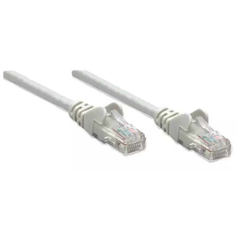Kabel krosowy INTELLINET Cat5e U/UTP 3 m, szary, CCA, RJ-45–RJ-45, 350 MHz