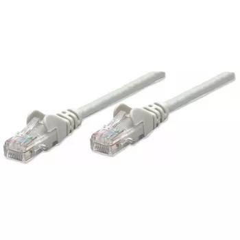 Kabel krosowy INTELLINET Cat5e U/UTP 3 m, szary, CCA, RJ-45–RJ-45, 350 MHz