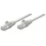 Kabel krosowy INTELLINET Cat5e U/UTP 3 m, szary, CCA, RJ-45–RJ-45, 350 MHz