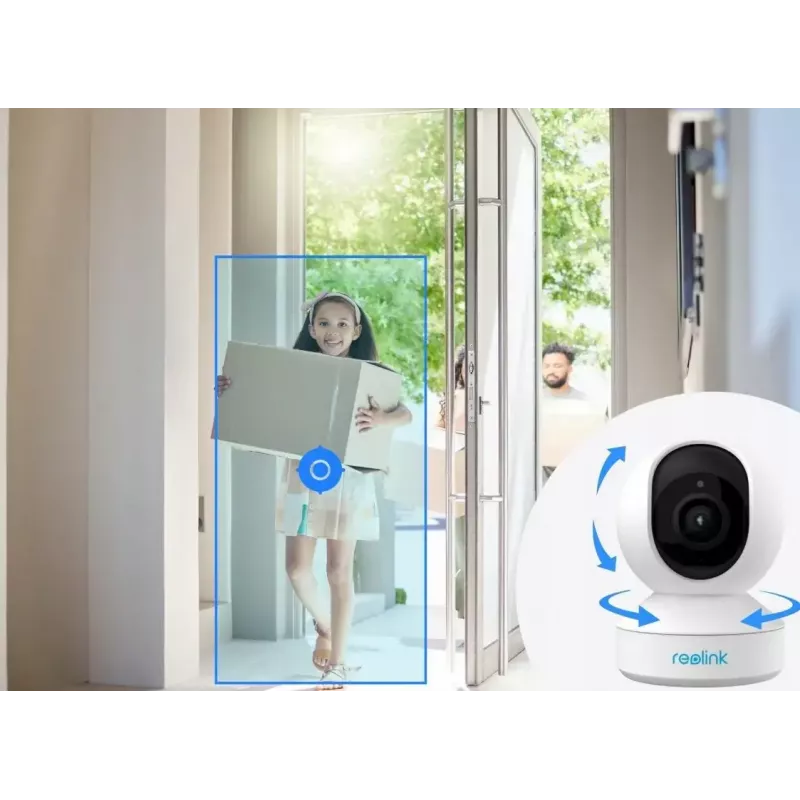 IP kamera bezpieczeństwa typu bullet Reolink E340 8MP, 4K (3480×2160), PoE/2.4/5 GHz Wi‑Fi, microSD, IP67, 30 fps