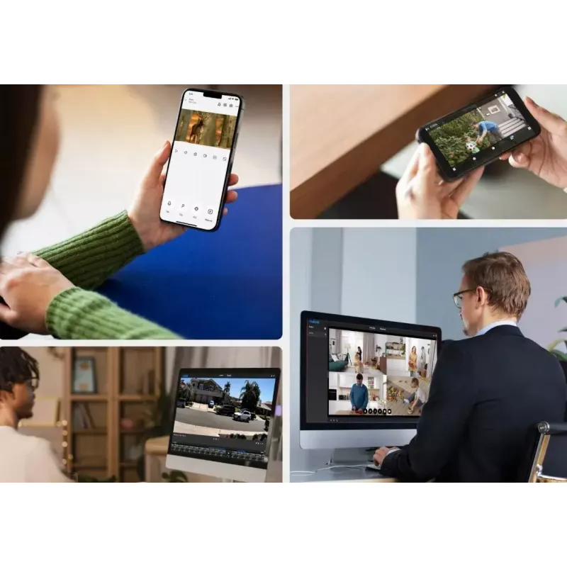 IP kamera bezpieczeństwa typu bullet Reolink E340 8MP, 4K (3480×2160), PoE/2.4/5 GHz Wi‑Fi, microSD, IP67, 30 fps