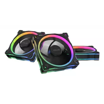 Wentylator ASUS Prime MR120 ARGB Czarny 120 mm łożysko ślizgowe PWM 1600 obr./min 58 CFM