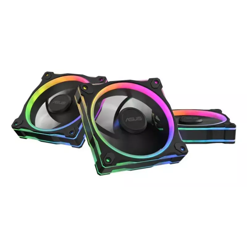 Wentylator ASUS Prime MR120 ARGB Czarny 120 mm łożysko ślizgowe PWM 1600 obr./min 58 CFM
