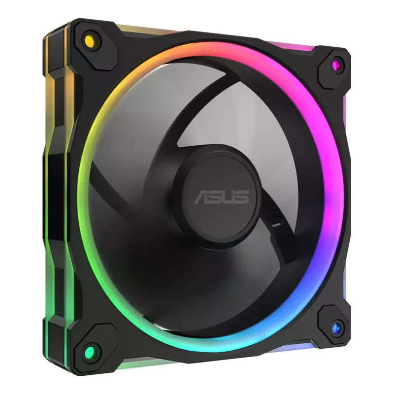 Wentylator ASUS Prime MR120 ARGB Czarny 120 mm łożysko ślizgowe PWM 1600 obr./min 58 CFM
