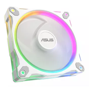 Wentylator do obudowy PC 120 mm ASUS Prime MR120 ARGB Reverse biały — 1600 RPM, 58 CFM, PWM, łożysko ślizgowe