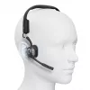 SHOKZ OpenMeet UC Bezprzewodowy Słuchawkowy Zestaw Konferencyjny z Technologią Kostną Bluetooth z Adapterem USB-A