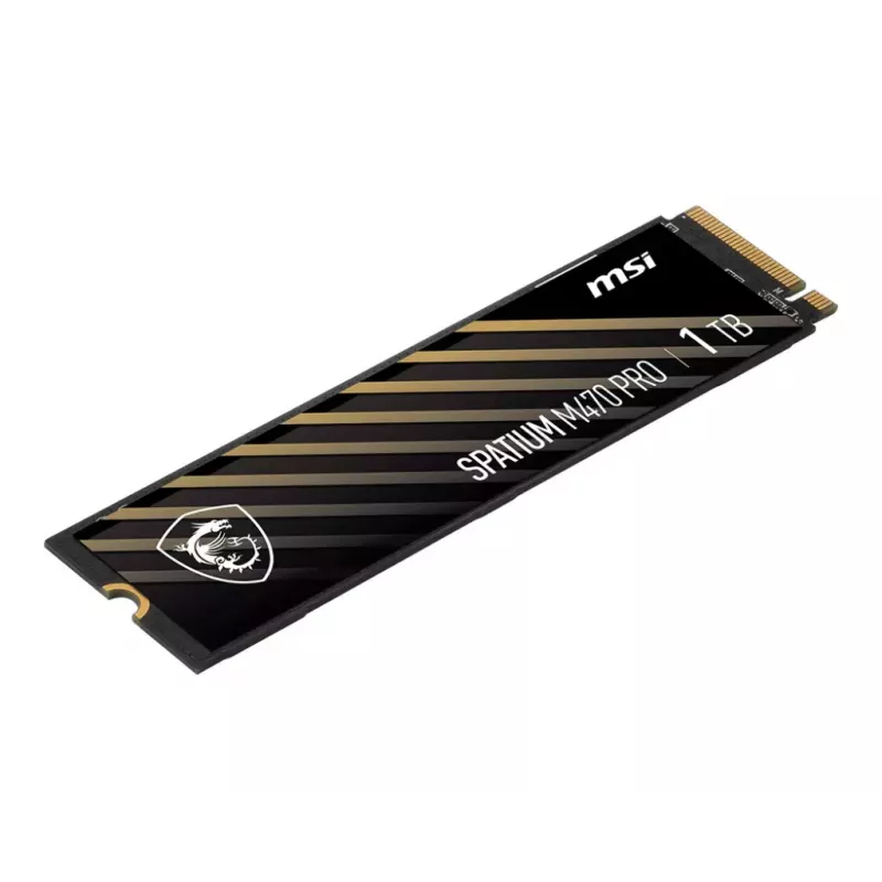 SSD M.2 NVMe MSI SPATIUM M470 PRO 1TB — PCIe 4.0, 3D NAND, 6000/5000 MB/s, 950k IOPS, TBW 640