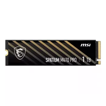SSD M.2 NVMe MSI SPATIUM M470 PRO 1TB — PCIe 4.0, 3D NAND, 6000/5000 MB/s, 950k IOPS, TBW 640