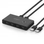 Hub USB UGREEN 30767 — 6-portowy hub USB 2.0, kabel 1,5 m, 5 V/2 A, czarny