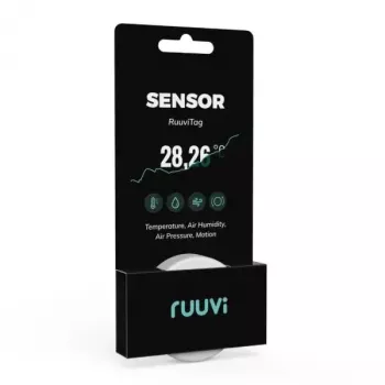 Bezprzewodowy czujnik Ruuvi RT4in1 – temperatura, wilgotność, ciśnienie powietrza, ruch